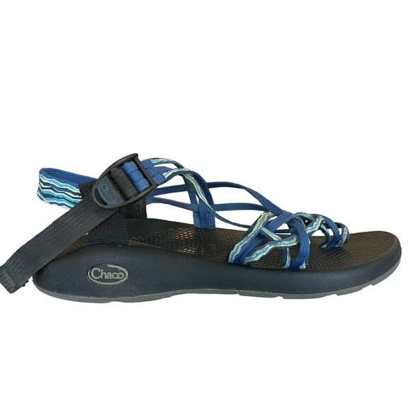Chacos Zx/3 Classic Sandal Womens US 10 Blue Stardust Strappy Active Hiking - Picture 1 of 10